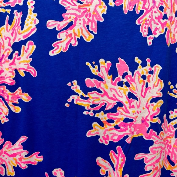 Lily Pulitzer Dress only worn once. Great condition 100 % cotton size medium - Picture 2 of 3